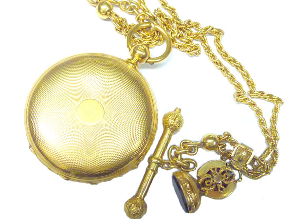 analogía Profesor Puntuación Reloj de bolsillo de oro saboneta Isabelino – Blog Joyería Plaor